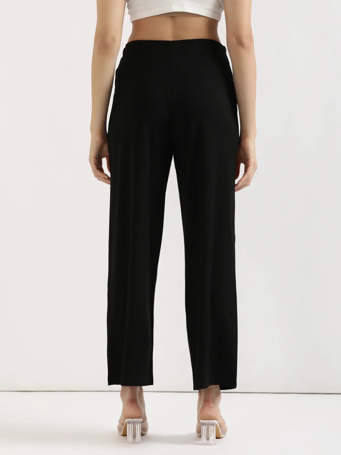 Women Black Wide Leg Pants