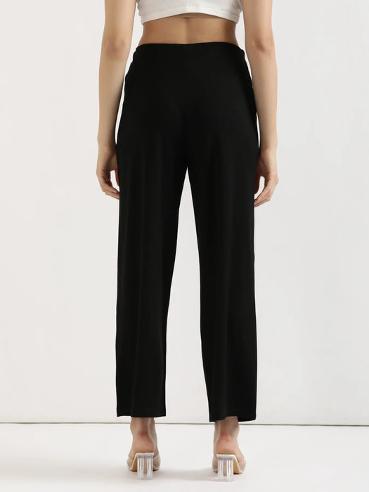 Women Black Wide Leg Pants