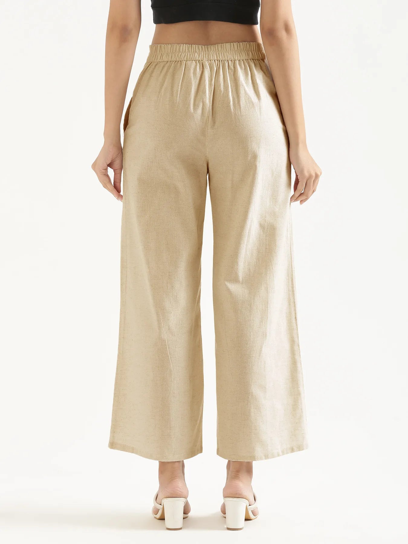 Women Fawn Airy Linen Wide Leg Pant