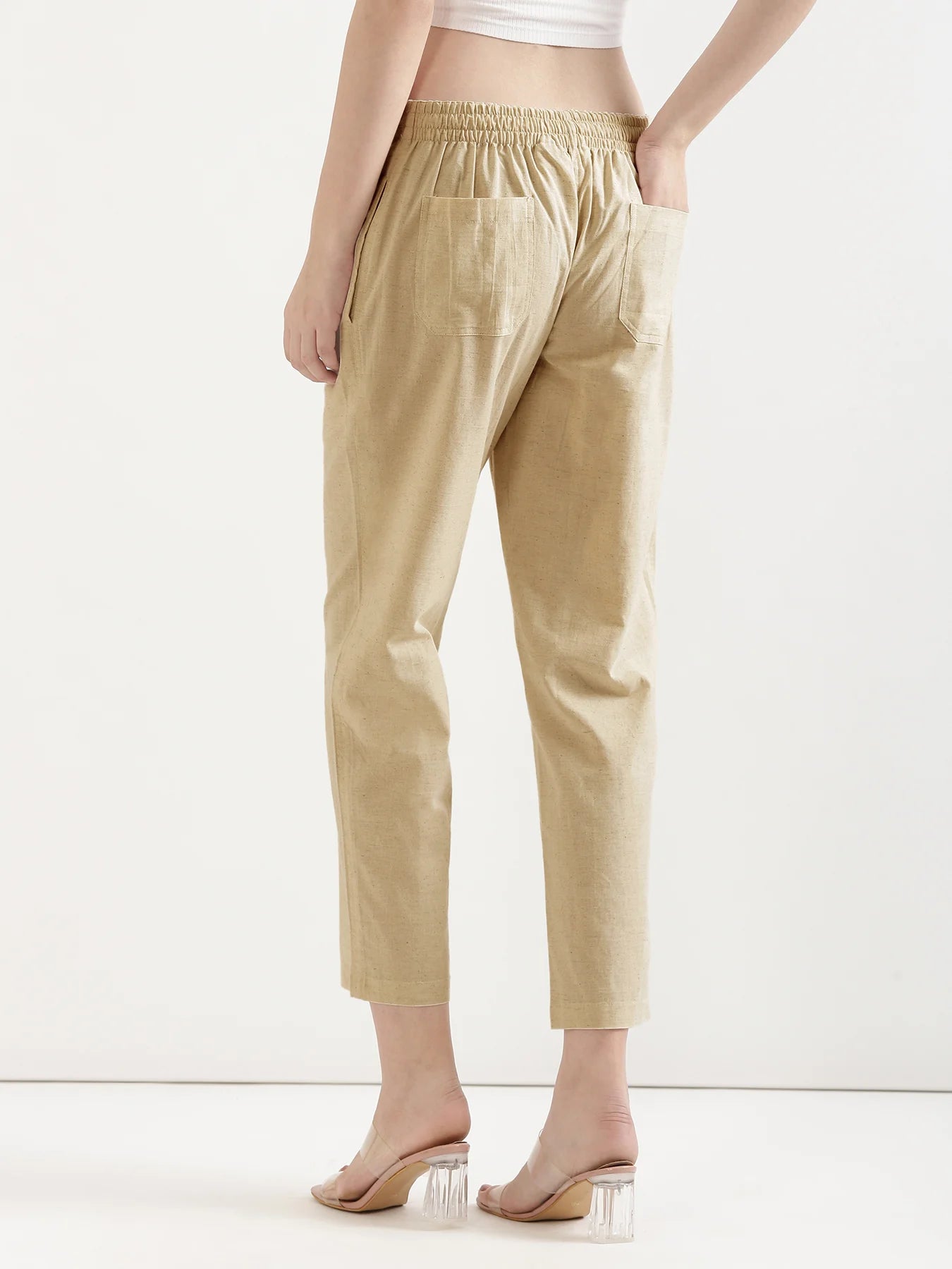 Women Fawn Airy Linen Straight Pants