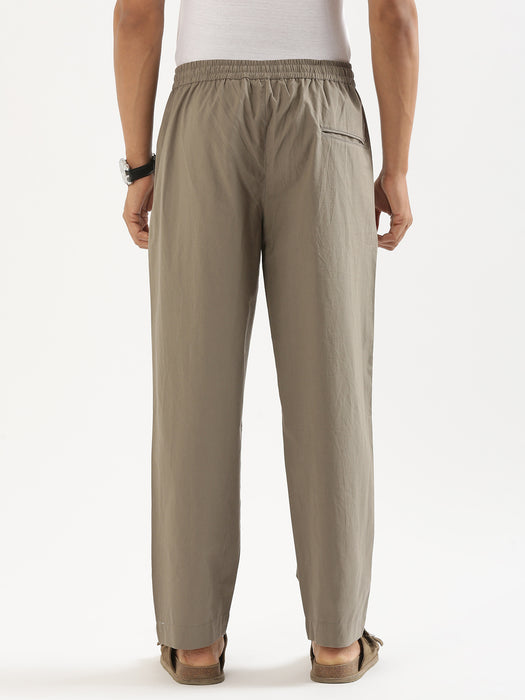 Men Grey Cotton Pant