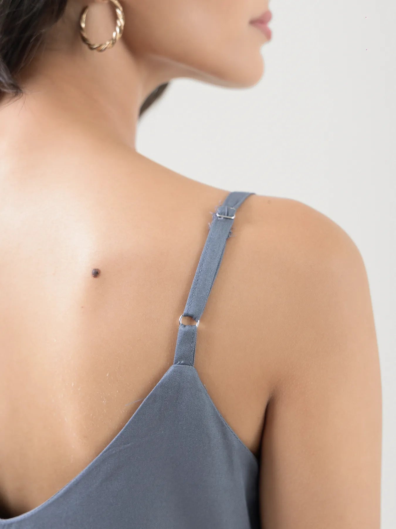 Women Grey Flowy Camisole Top