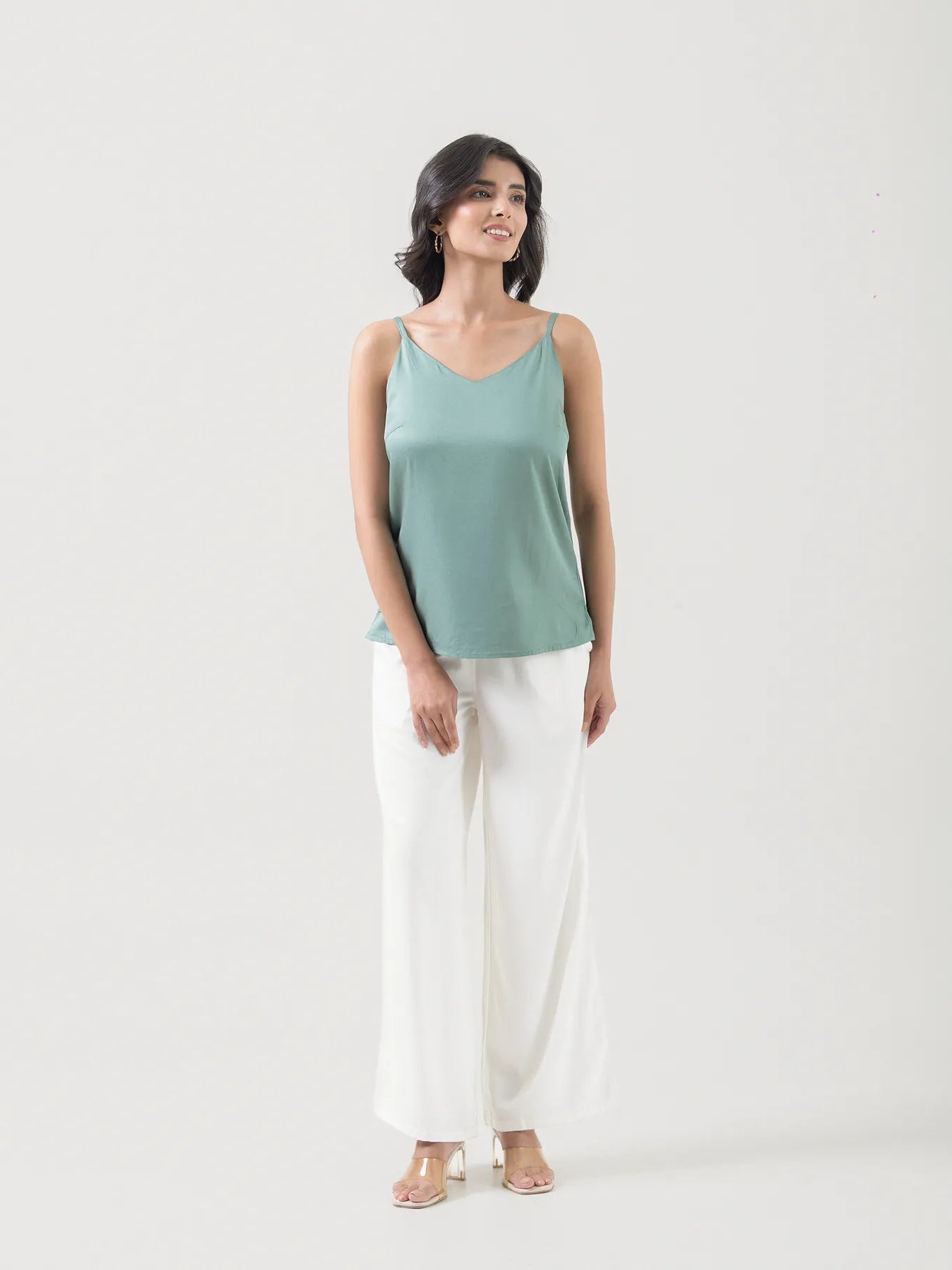 Women Jade Flowy Camisole Top
