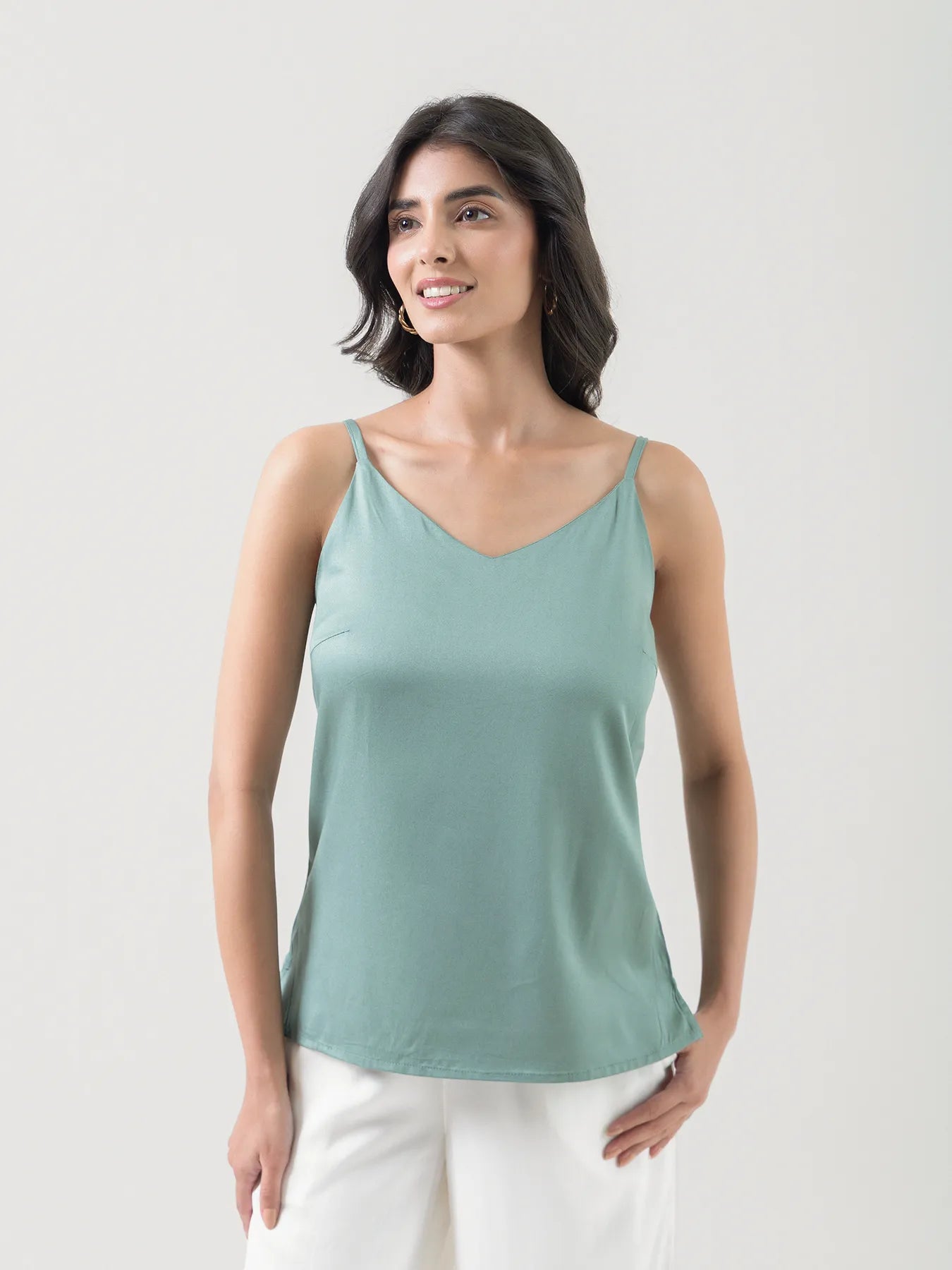 Women Jade Flowy Camisole Top