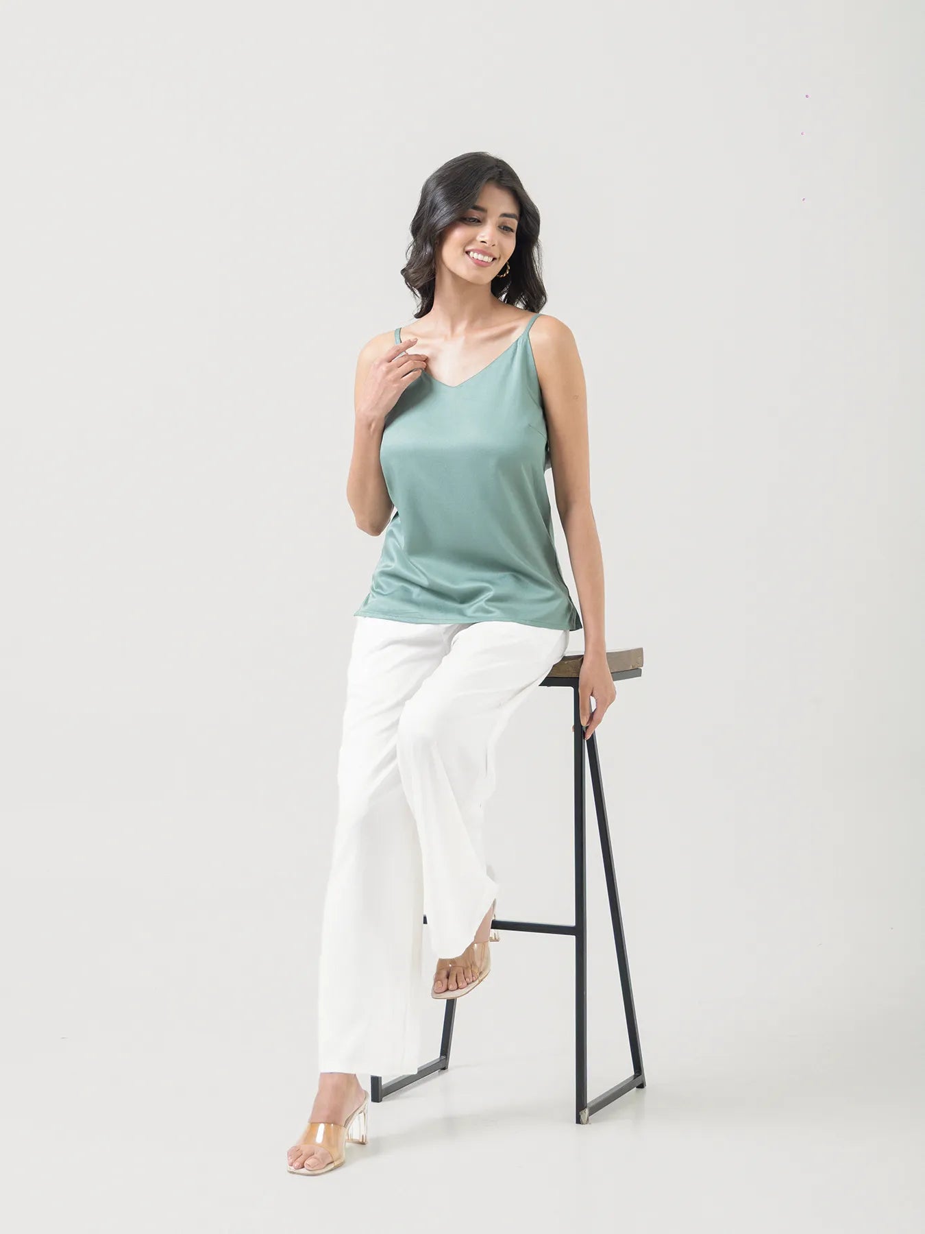 Women Jade Flowy Camisole Top