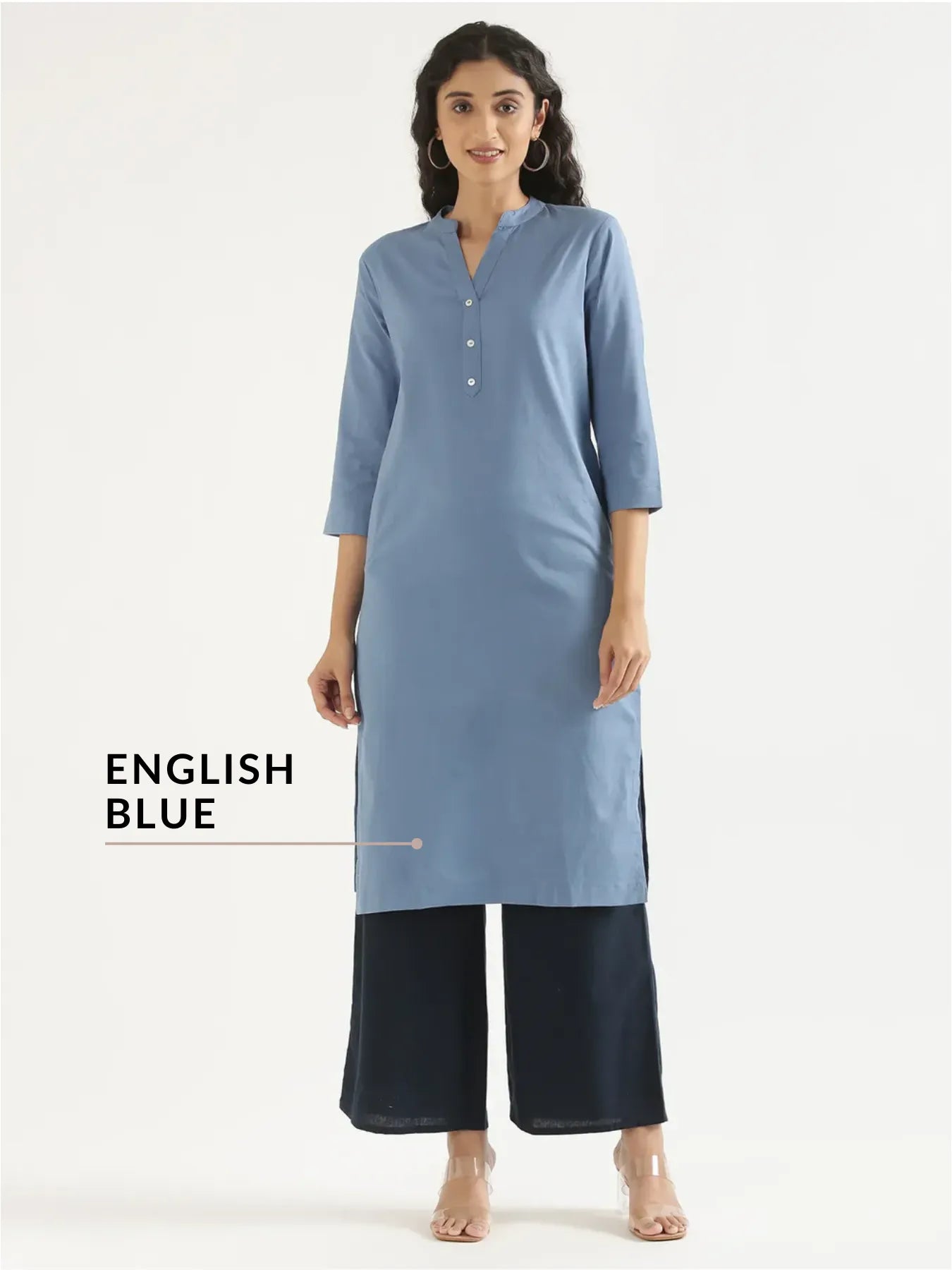 Pick Any 4 Women Airy Linen Long Kurta