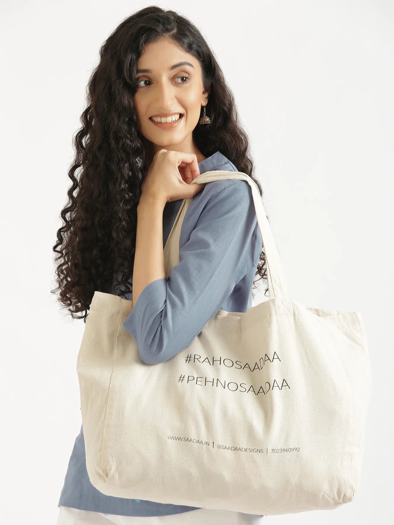 Women English Blue Airy Linen Short Kurta