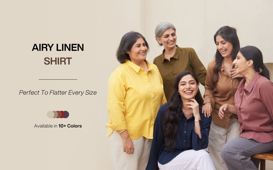 AIRY - LINEN SHIRTS banner mobile