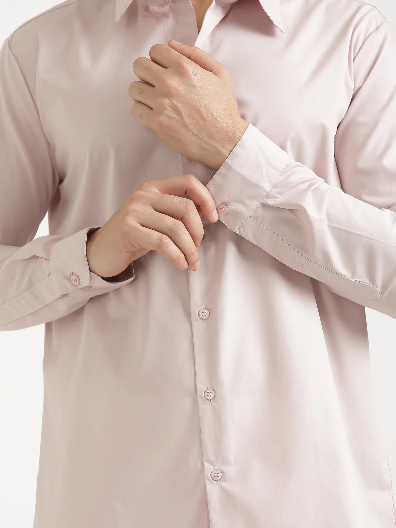 Men Mauve Pink Better Cotton Full Sleeve Shirt