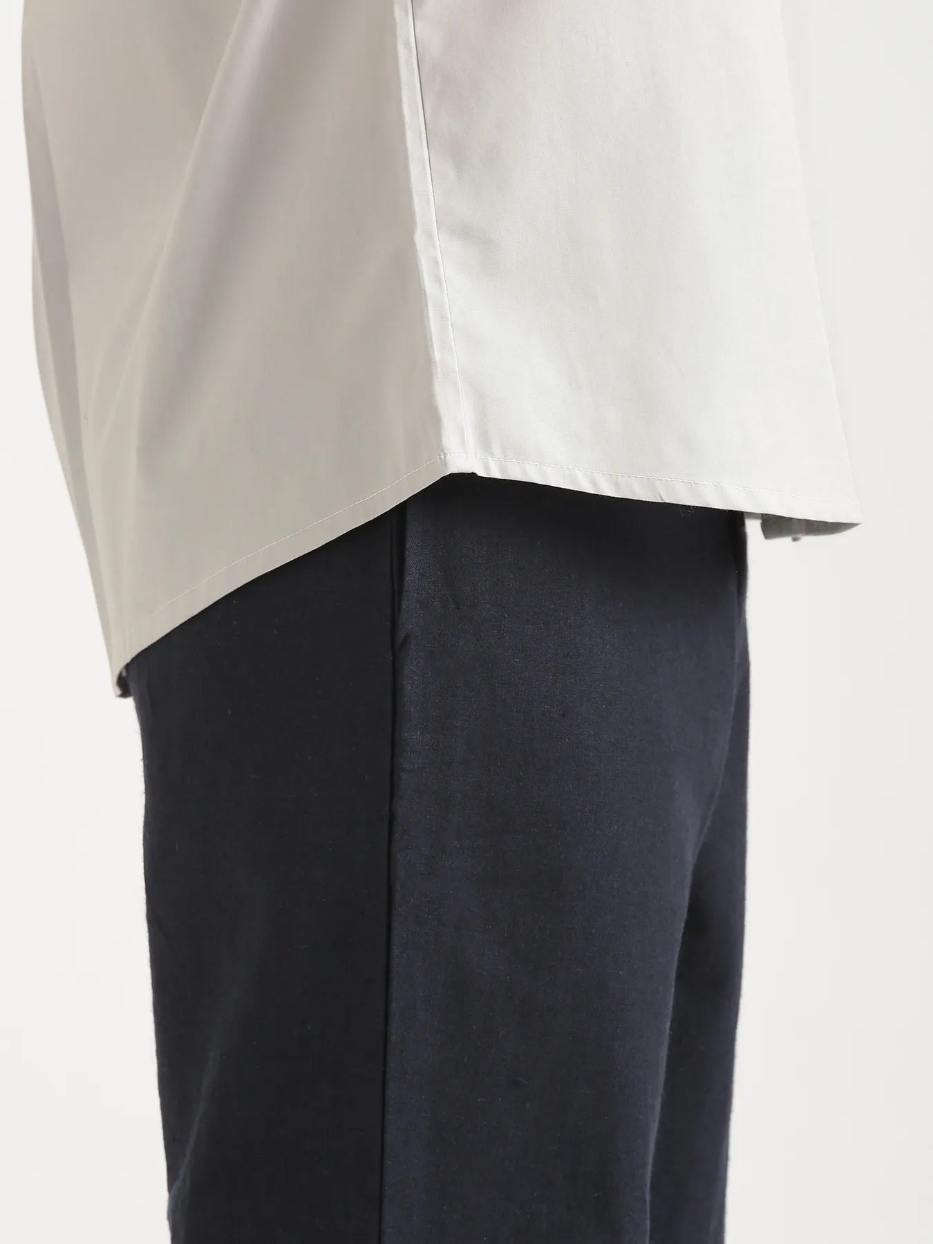 Men Light Grey Better Cotton Full Sleeve Shirt