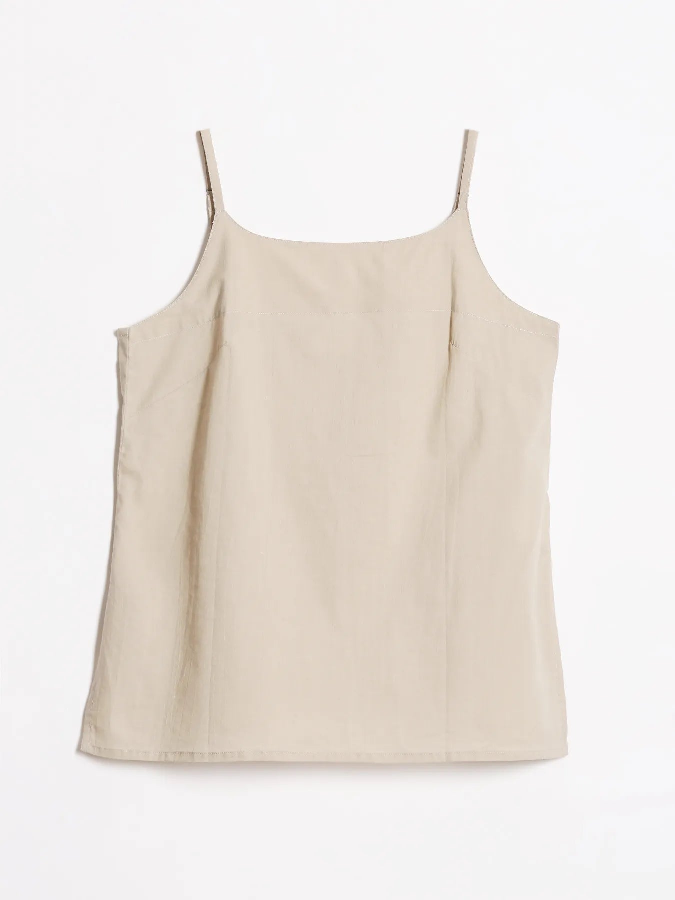 Women Nude Cotton Camisole Top