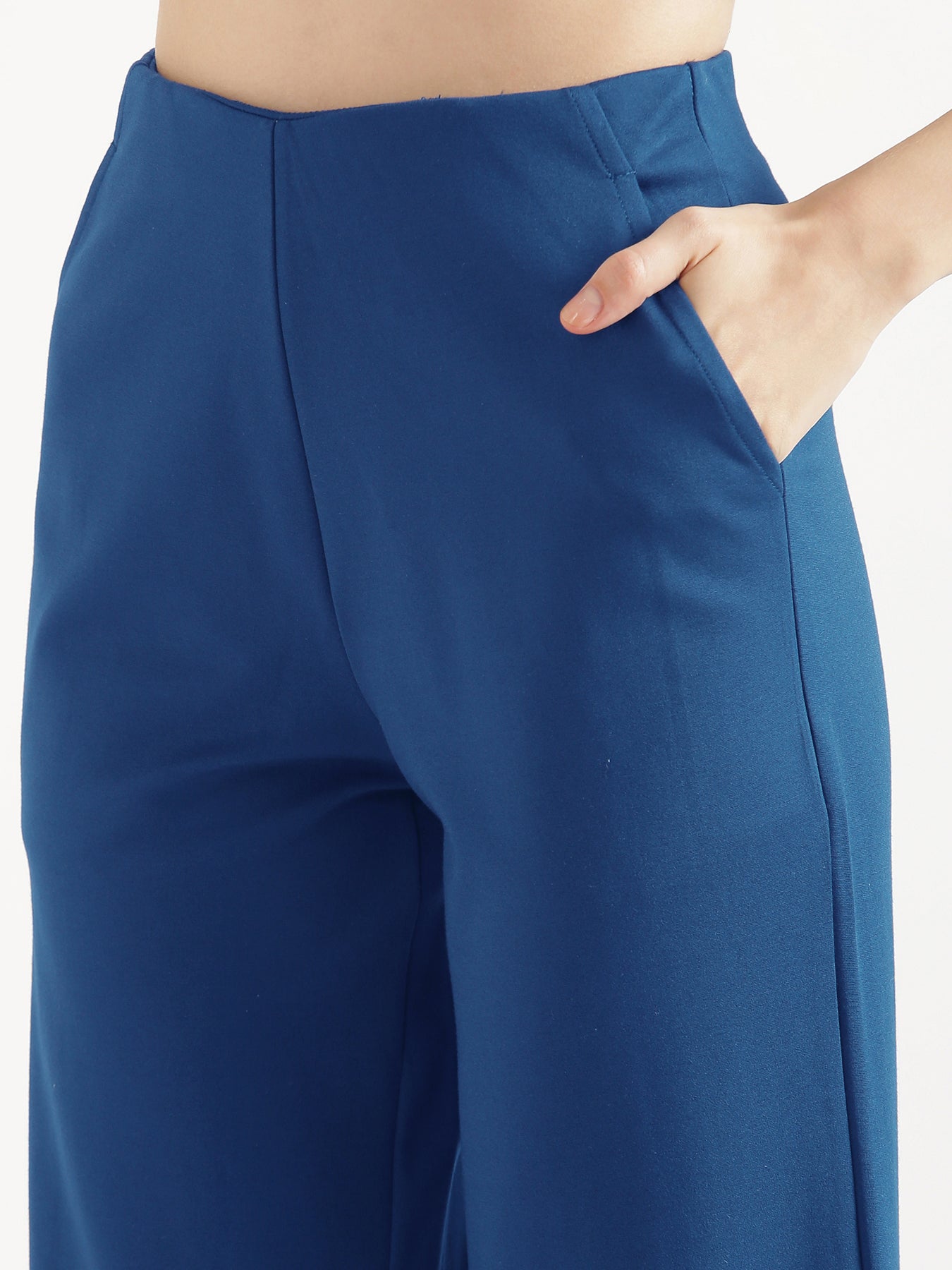 Royal Blue Wide Leg Pants