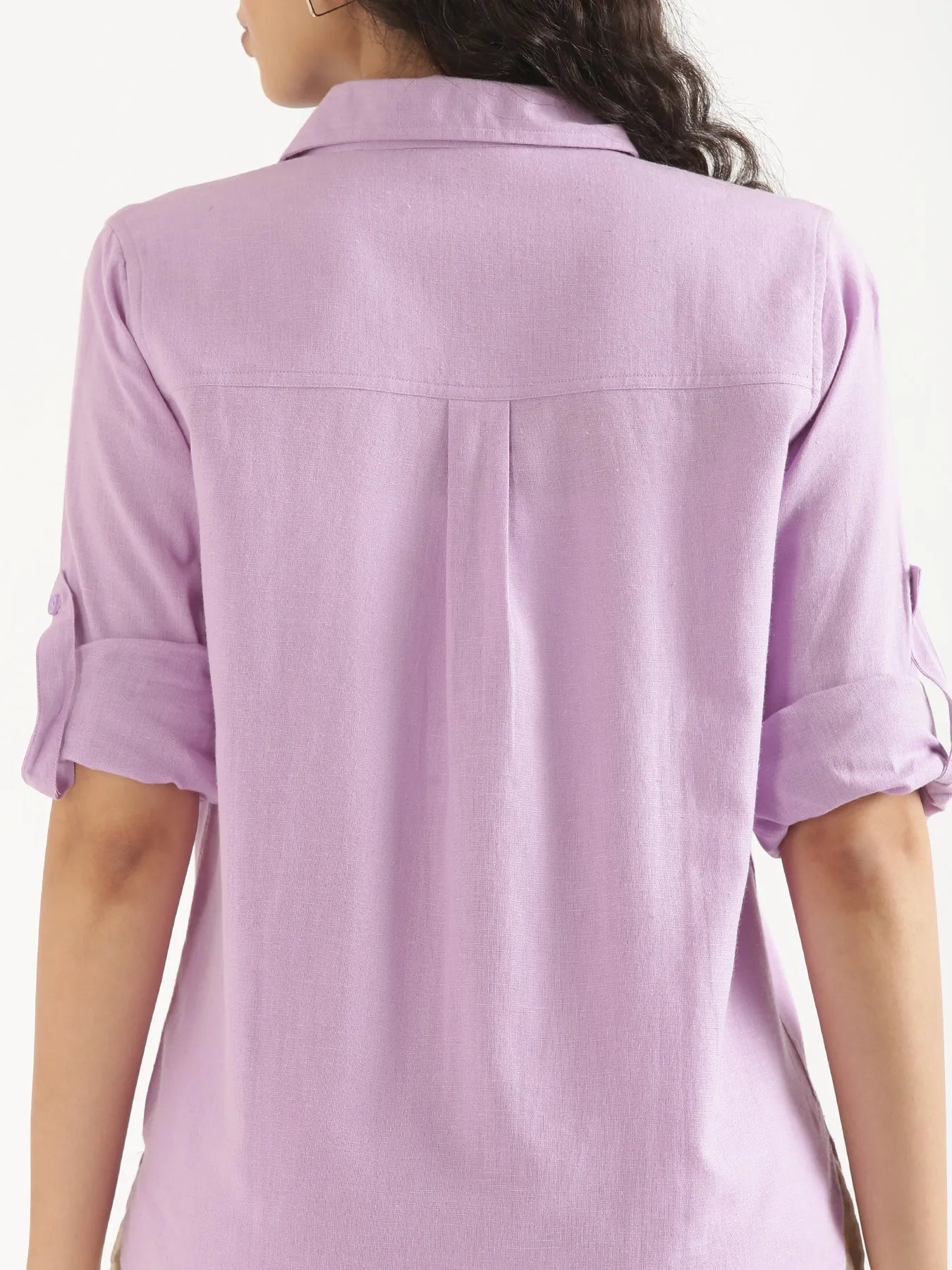 Women Lilac Airy-Linen Shirt