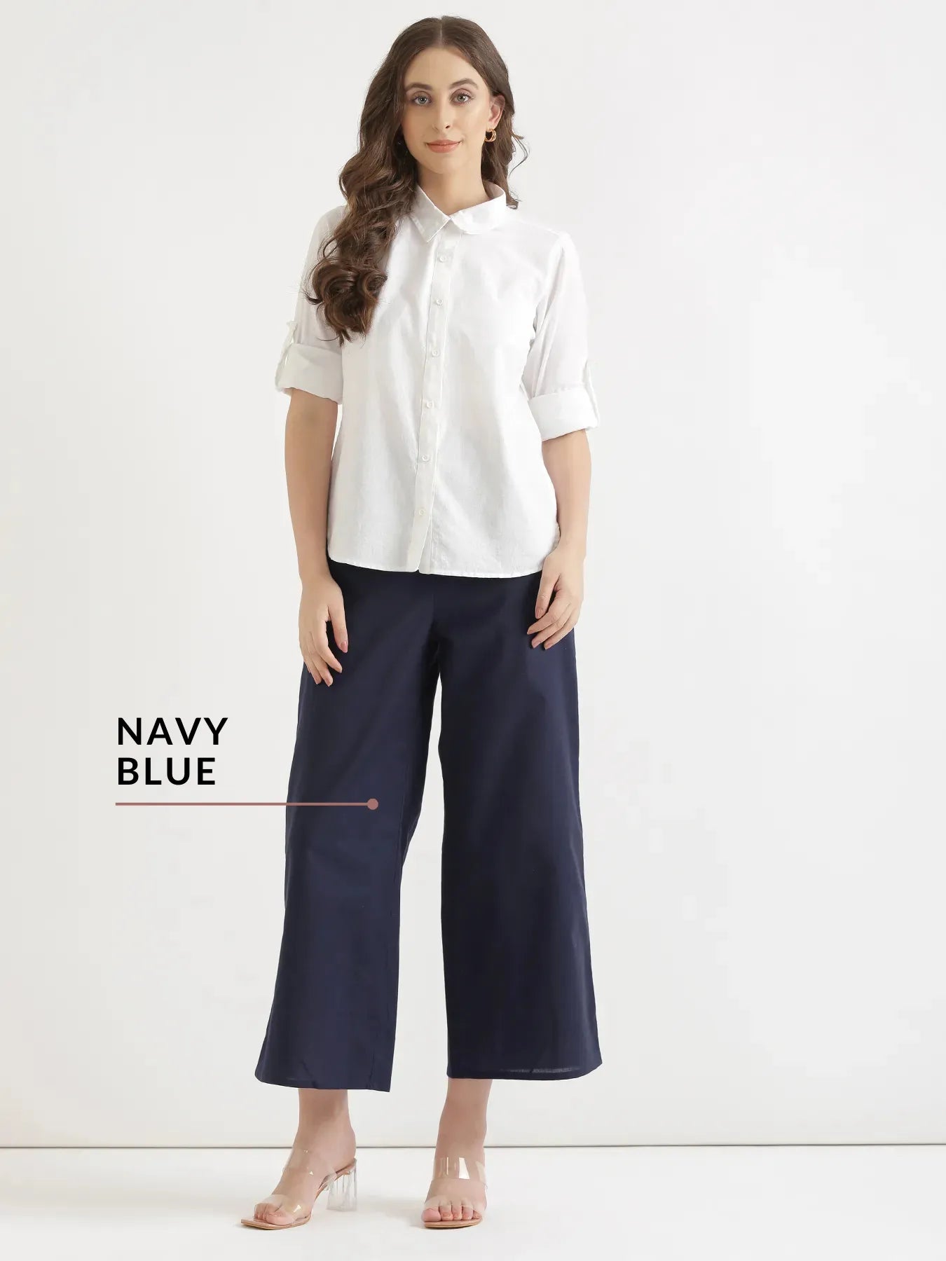 Pick Any 2 Women Airy Linen Wide Leg Pant