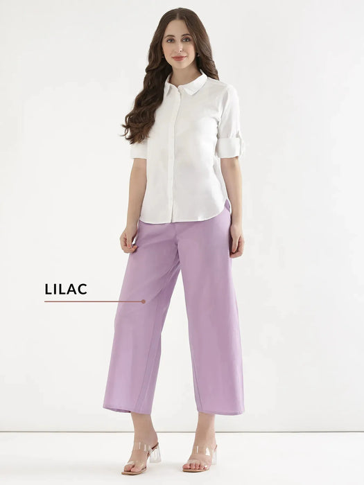 Pick Any 2 Women Airy Linen Wide Leg Pant