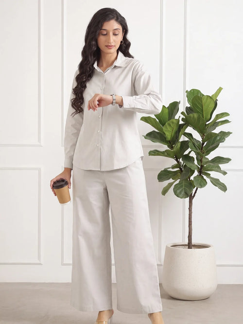 Women Grey Better Cotton Co-ord Set