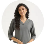 Flowy Linen A-Line Long Kurta