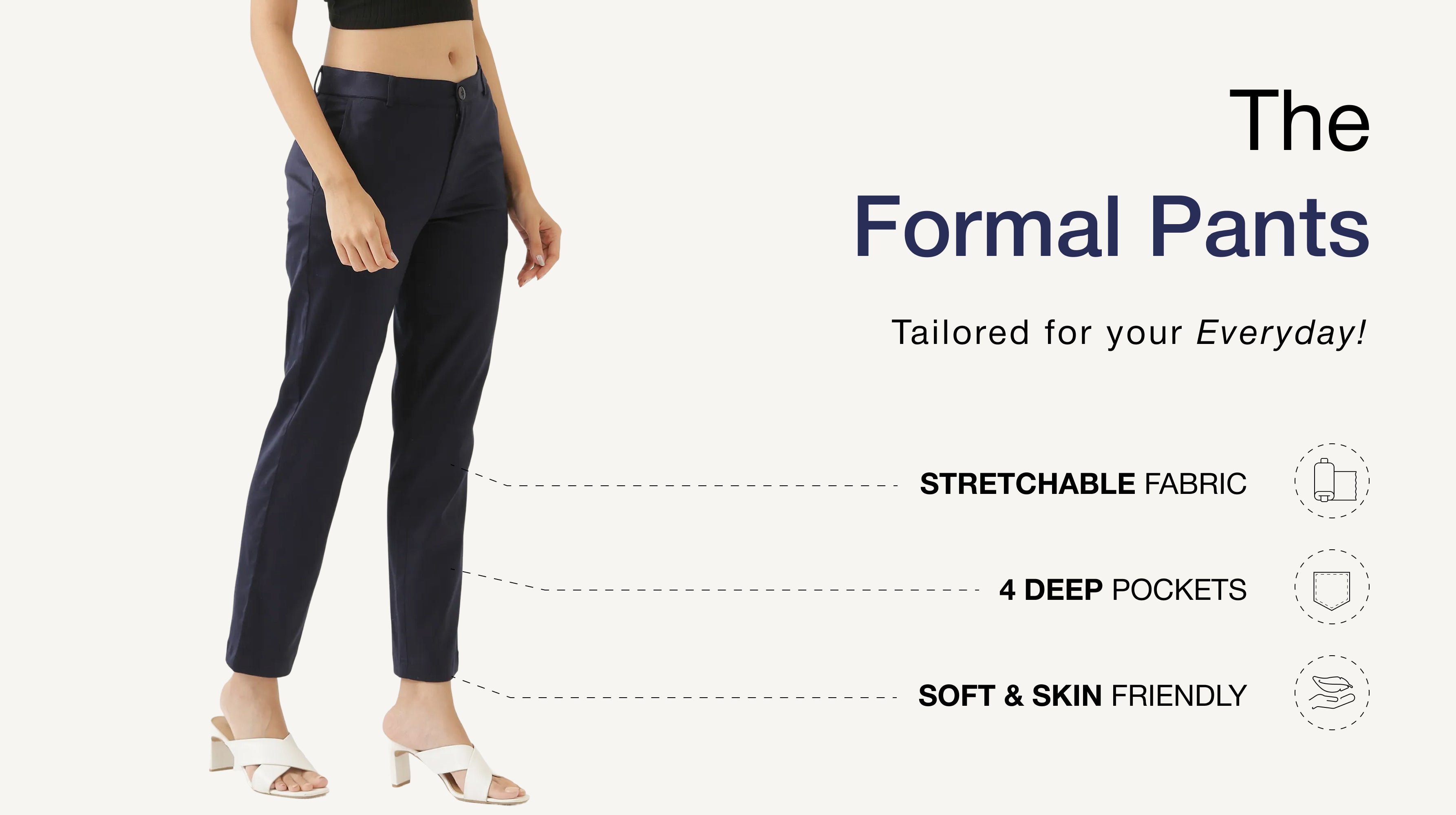 Women Formal Pants banner mobile