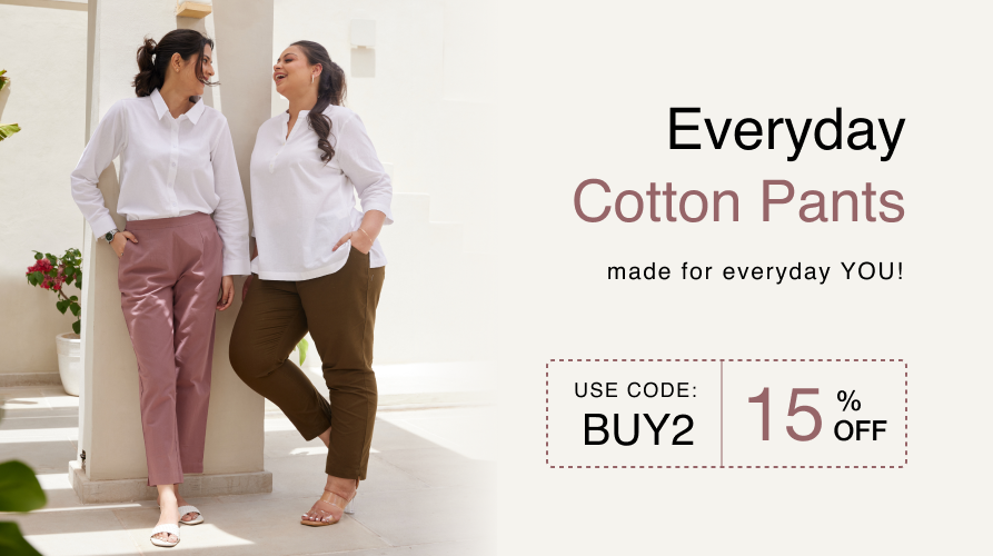 EVERYDAY COTTON PANTS banner mobile