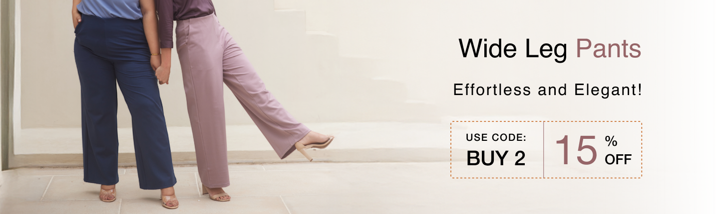 WIDE LEG PANTS banner desktop