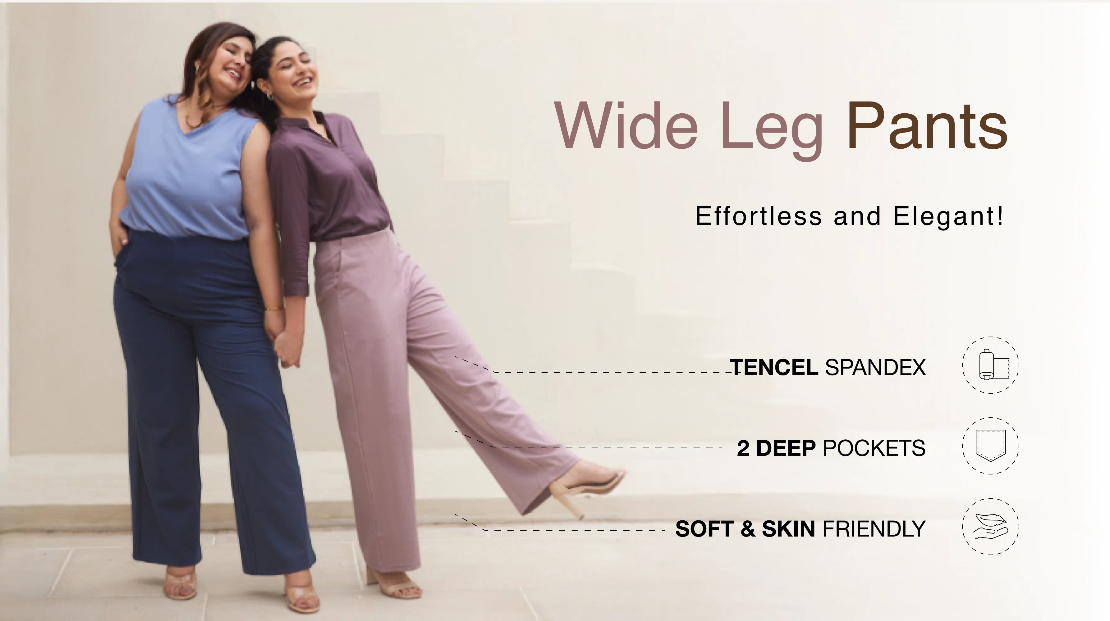 WIDE LEG PANTS banner mobile