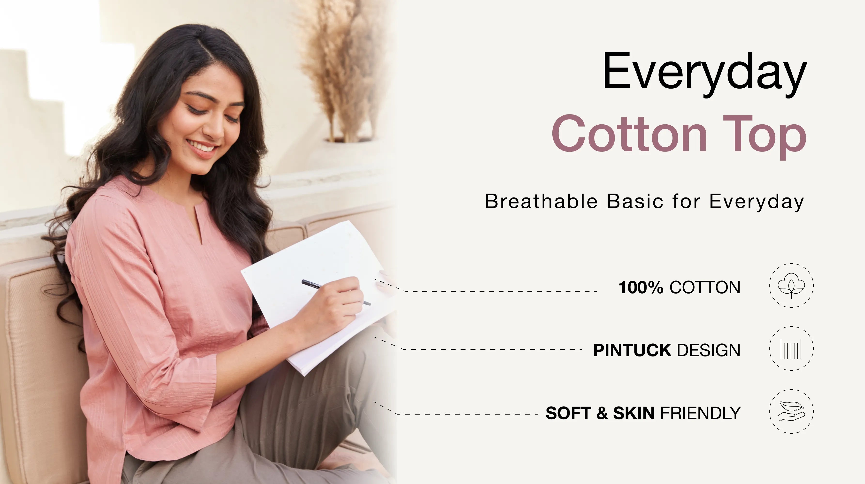 EVERYDAY COTTON TOP banner mobile