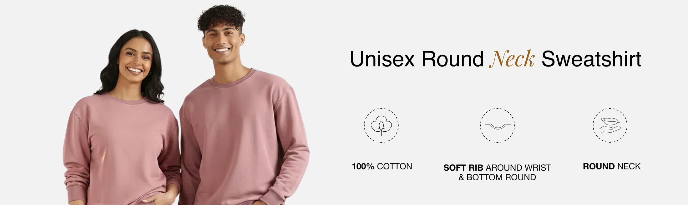 Unisex Round Neck Sweatshirts
