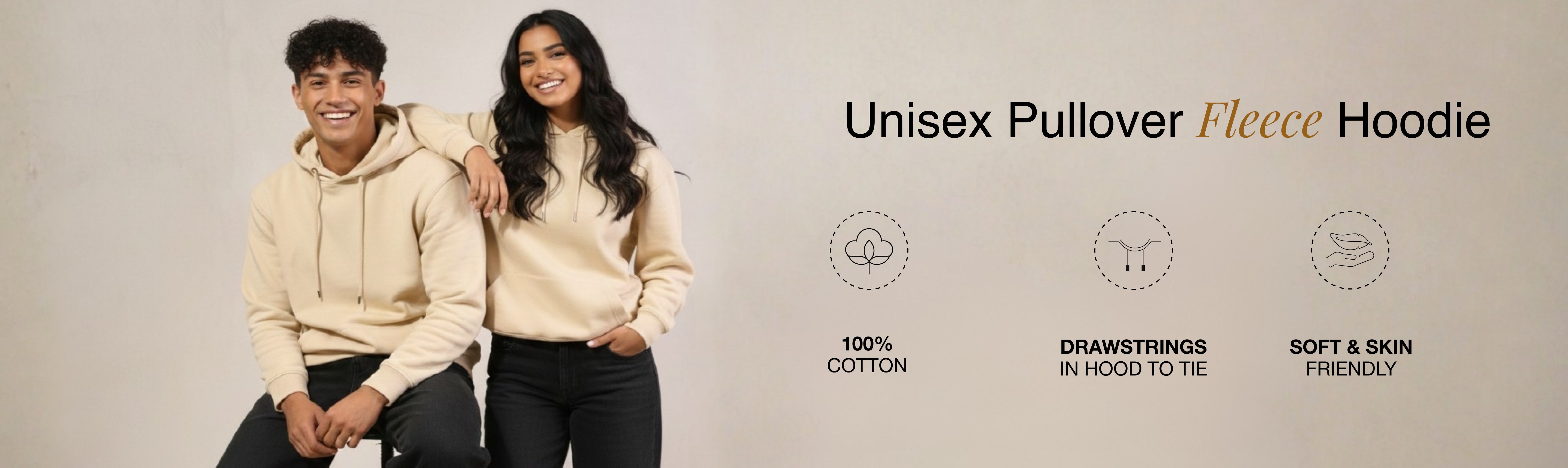 Unisex Pullover Fleece Hoodies banner desktop