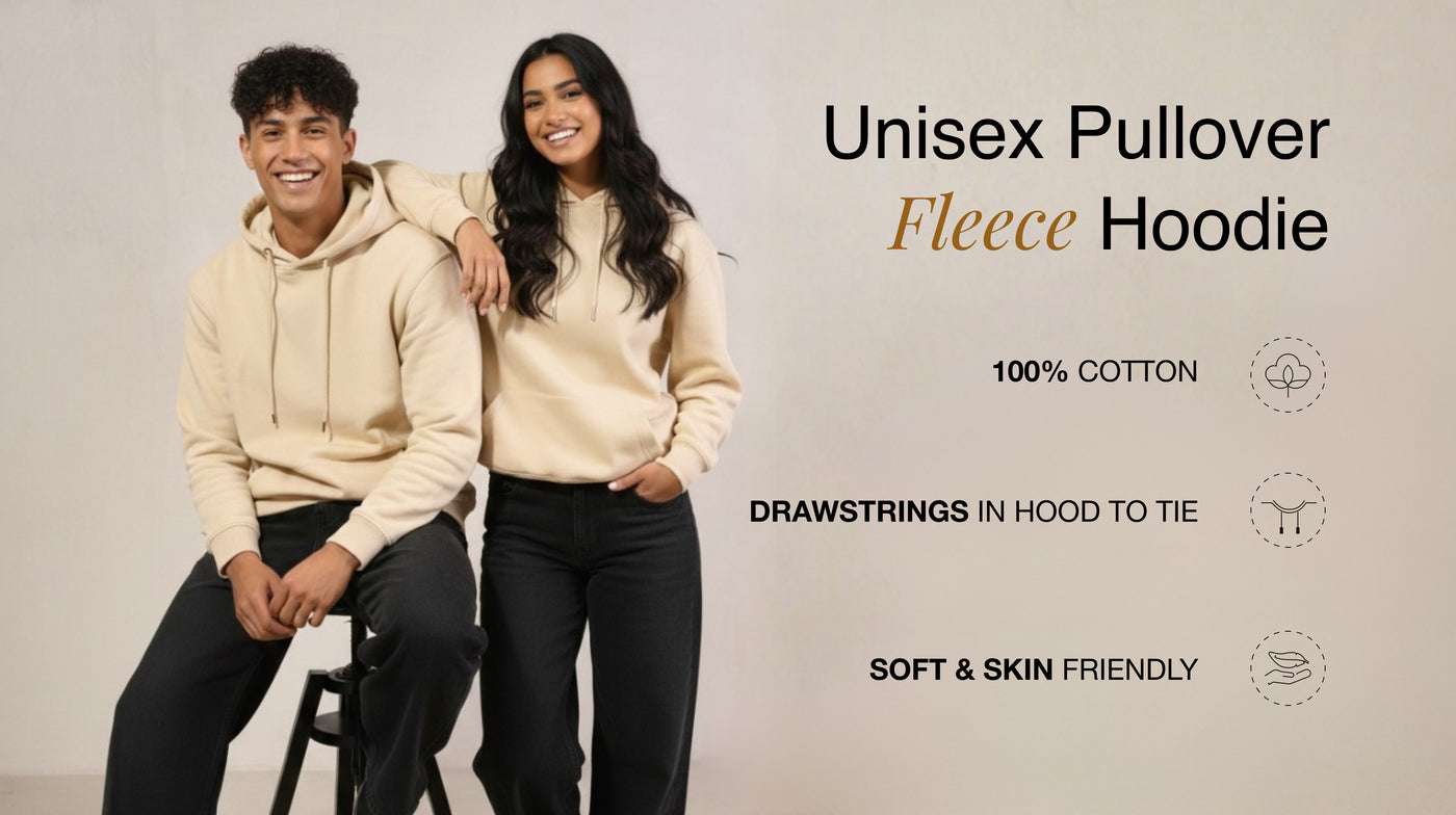 Unisex Pullover Fleece Hoodies