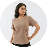 Women V Neck T-shirt