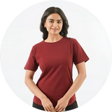 Women Round Neck T-shirt