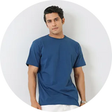 Men Round Neck T-shirt