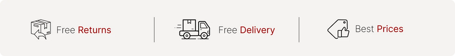 Free returns, free delivery, best prices