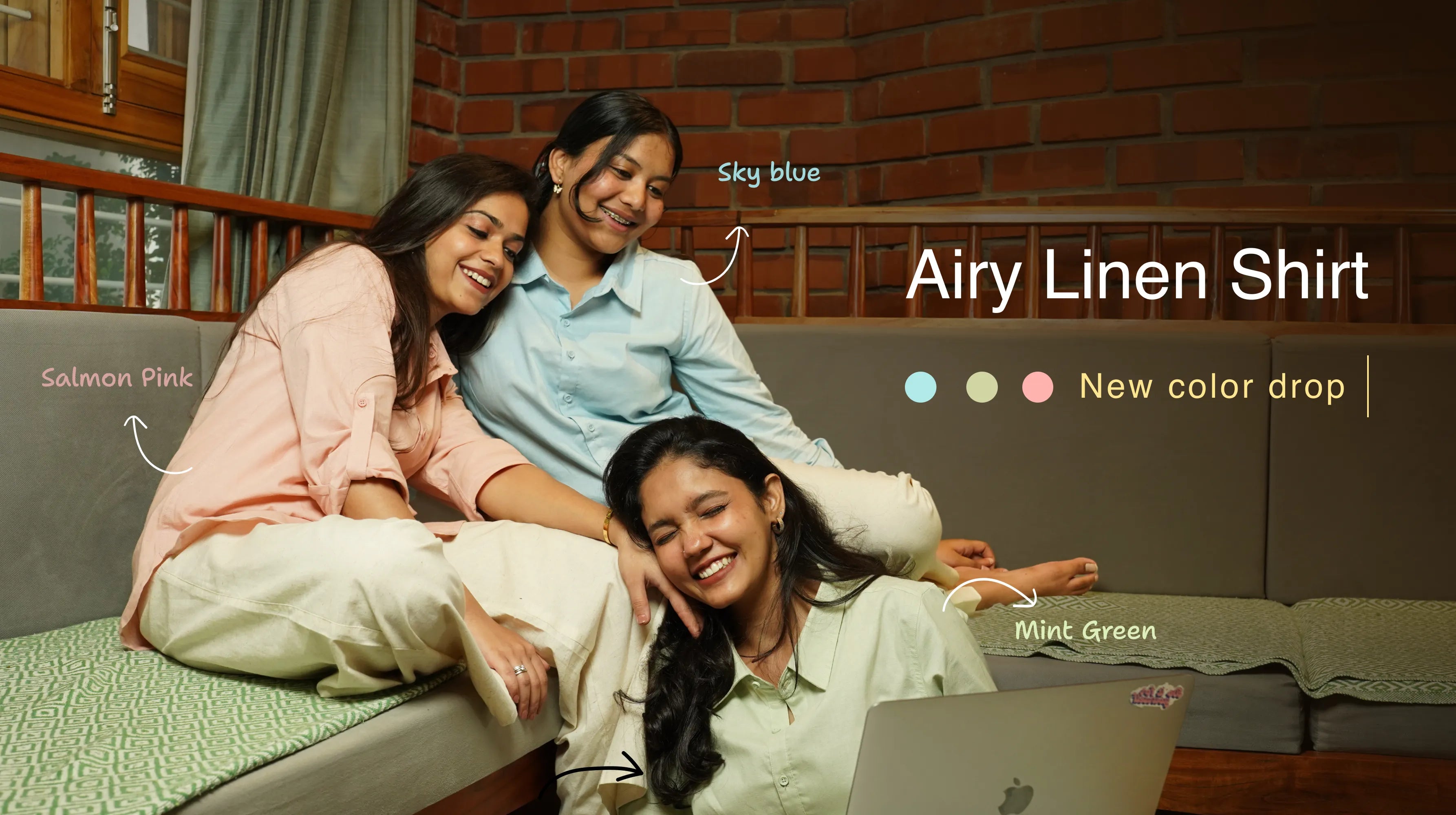 AIRY - LINEN SHIRTS banner mobile