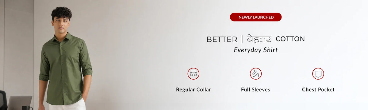 Men Better Cotton Everyday Shirt