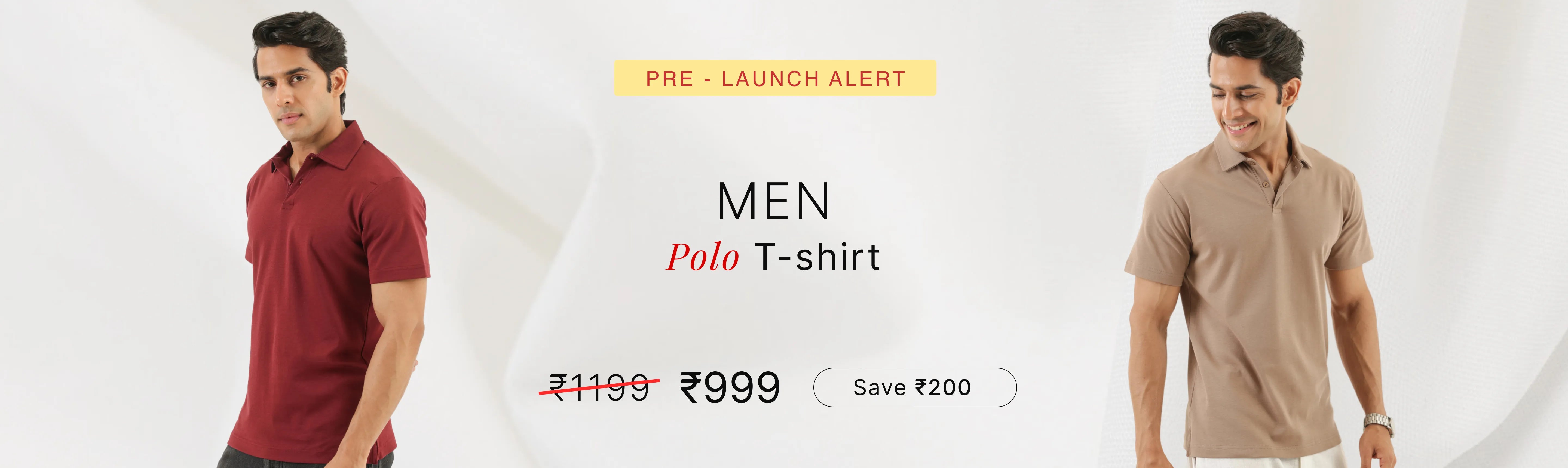 Men Polo T-shirts banner desktop