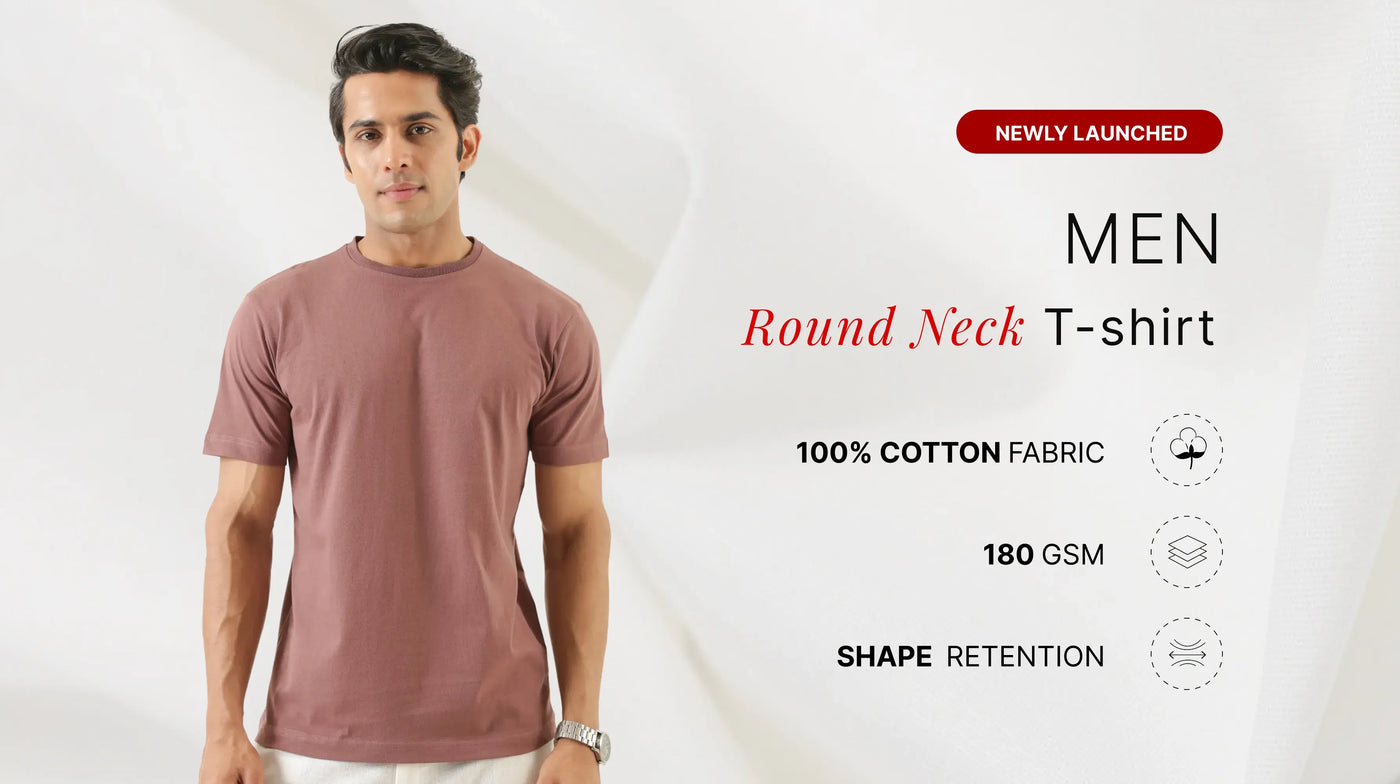 Men Round Neck T-shirts