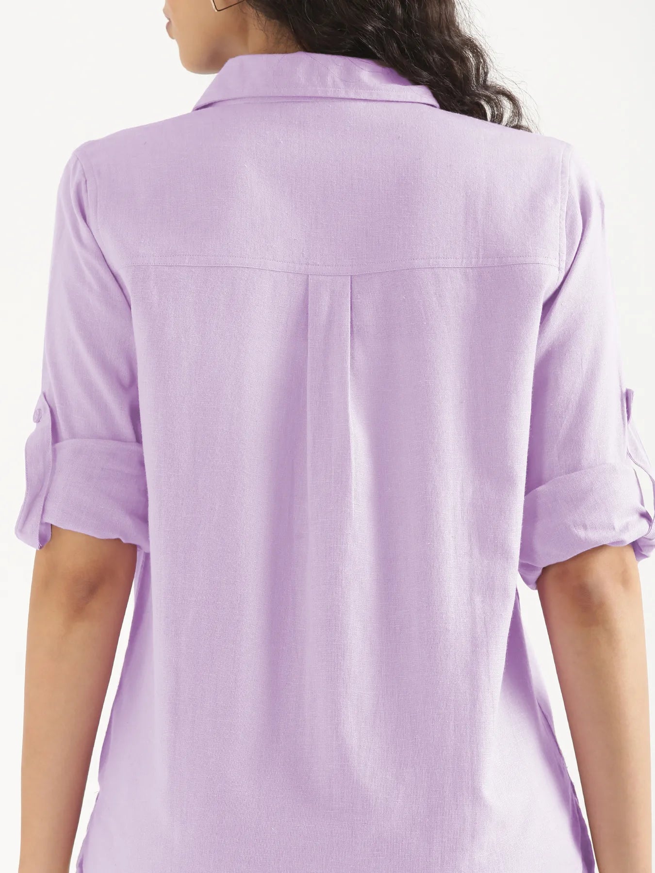 Women Lilac Airy-Linen Shirt