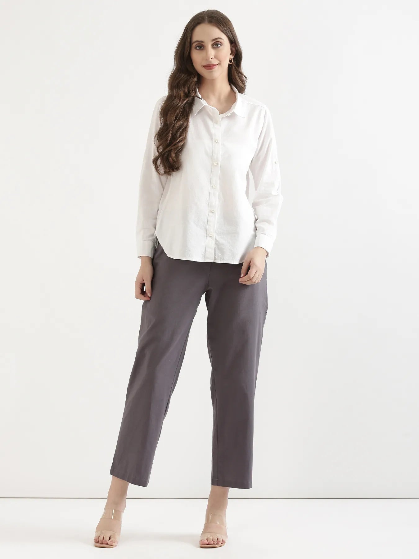 Pick Any 4 Women Airy Linen Straight Pant