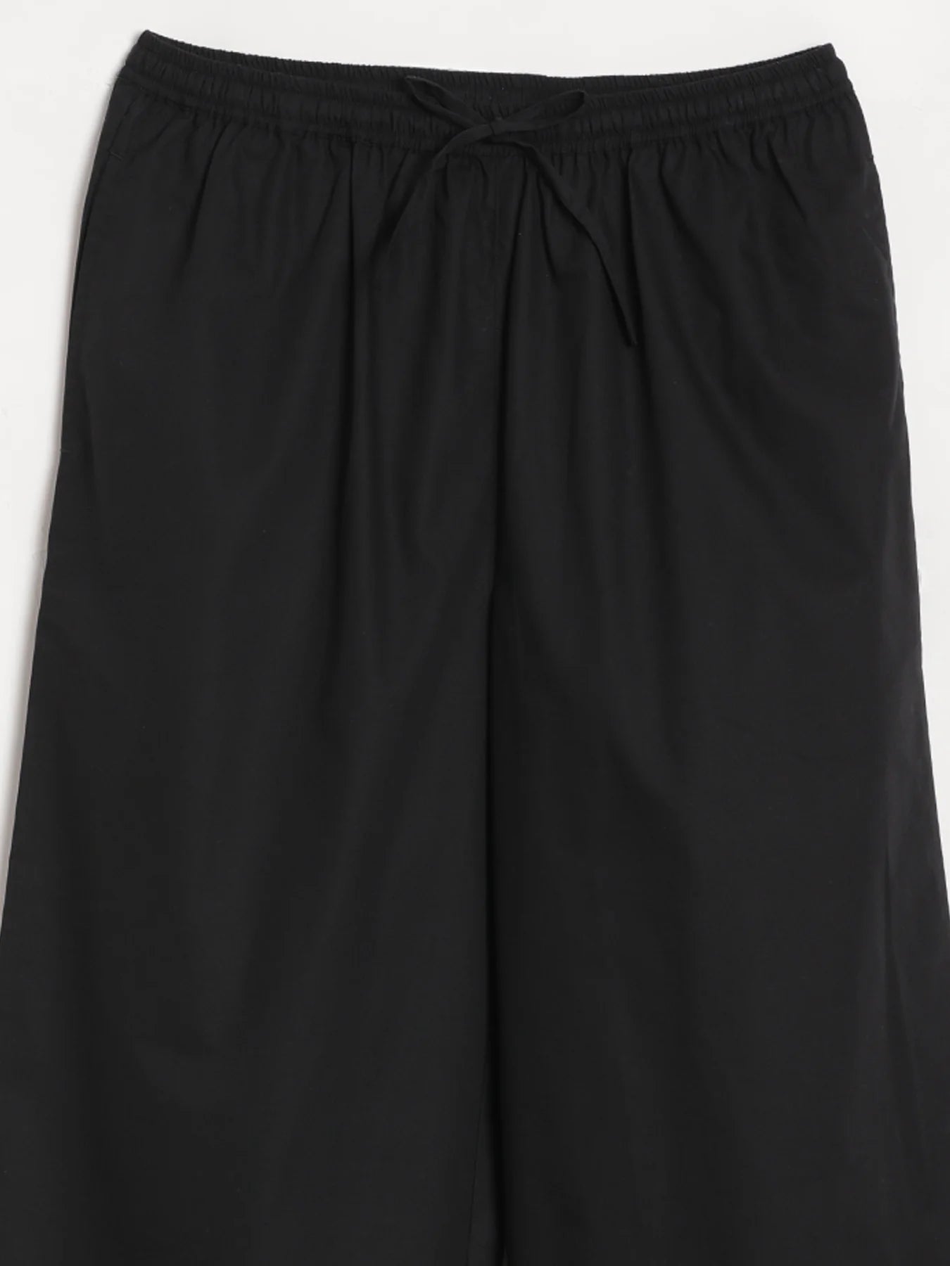Women Black Better Cotton Casual Pant