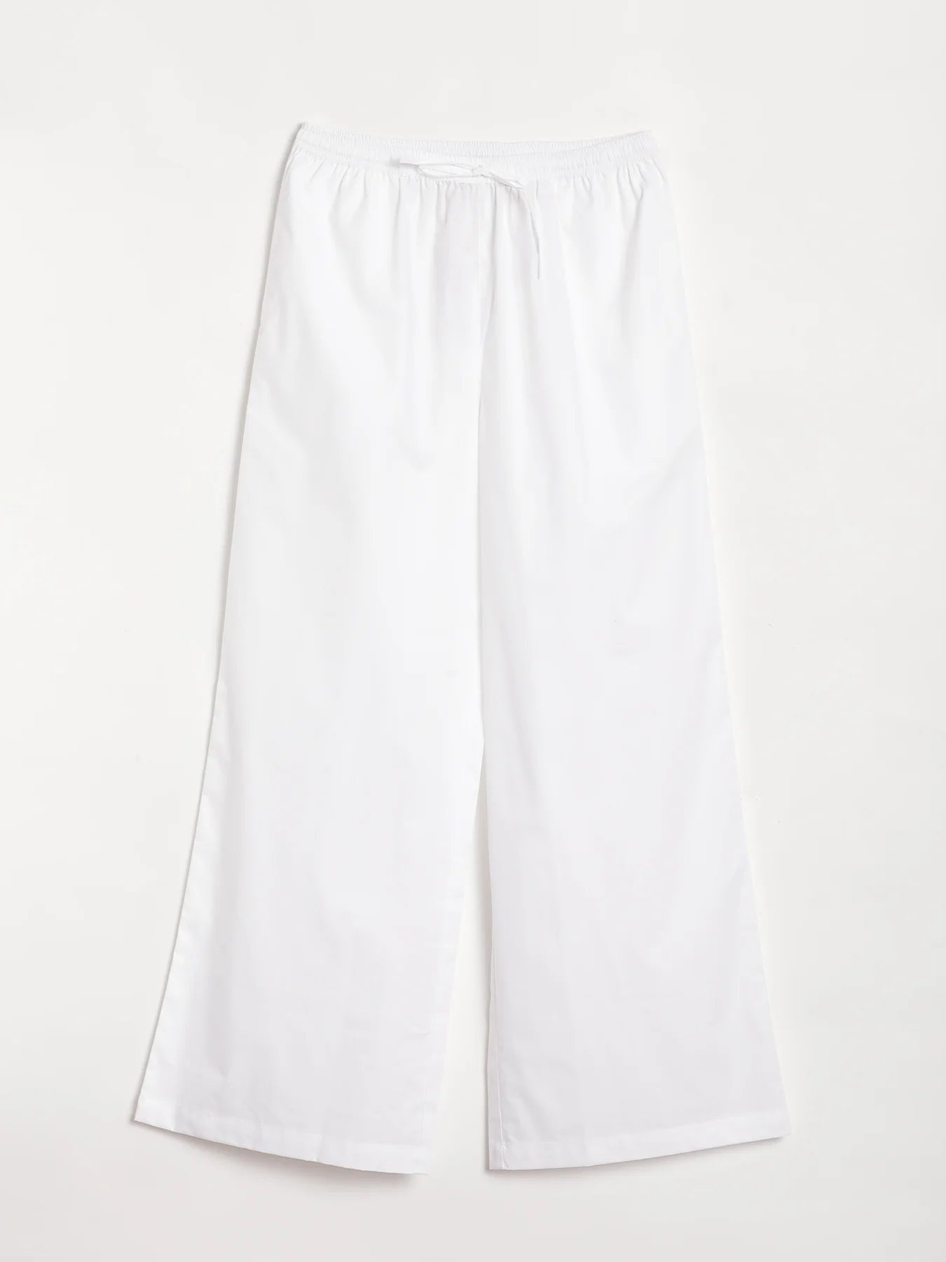 Women White Better Cotton Casual Pant