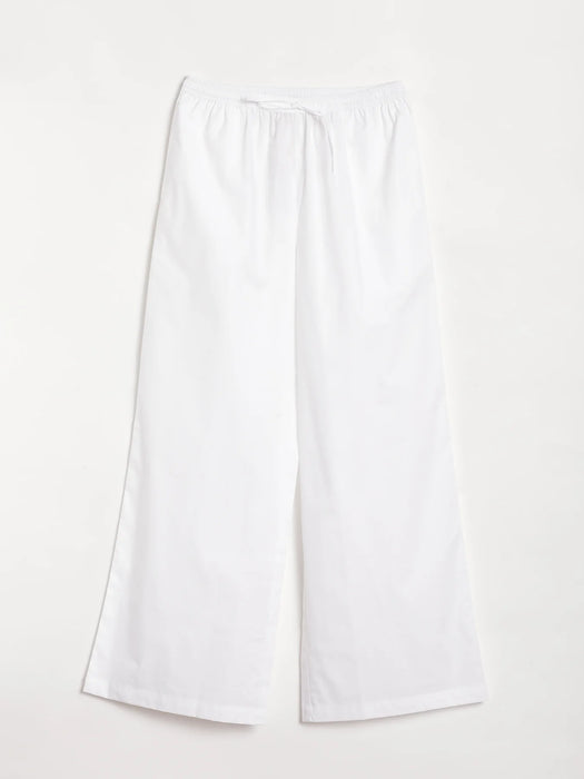 Women White Better Cotton Casual Pant