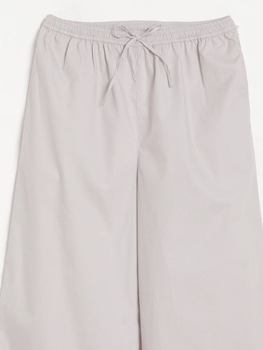 Women Grey Better Cotton Casual Pant