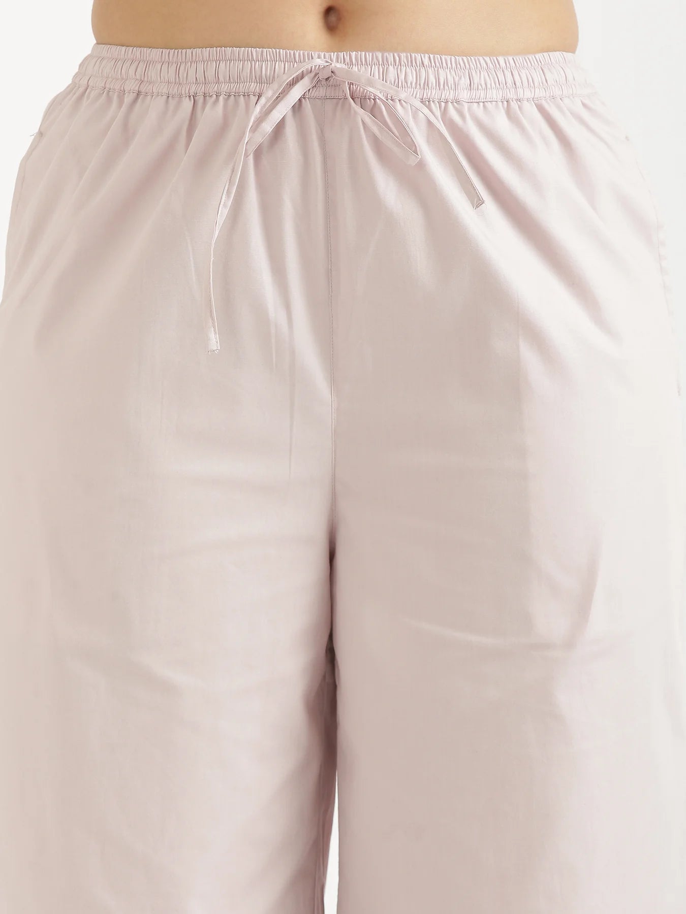 Women Mauve Pink Better Cotton Casual Pant