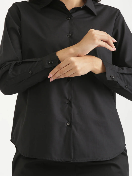 Women Black Better Cotton Everyday Shirt