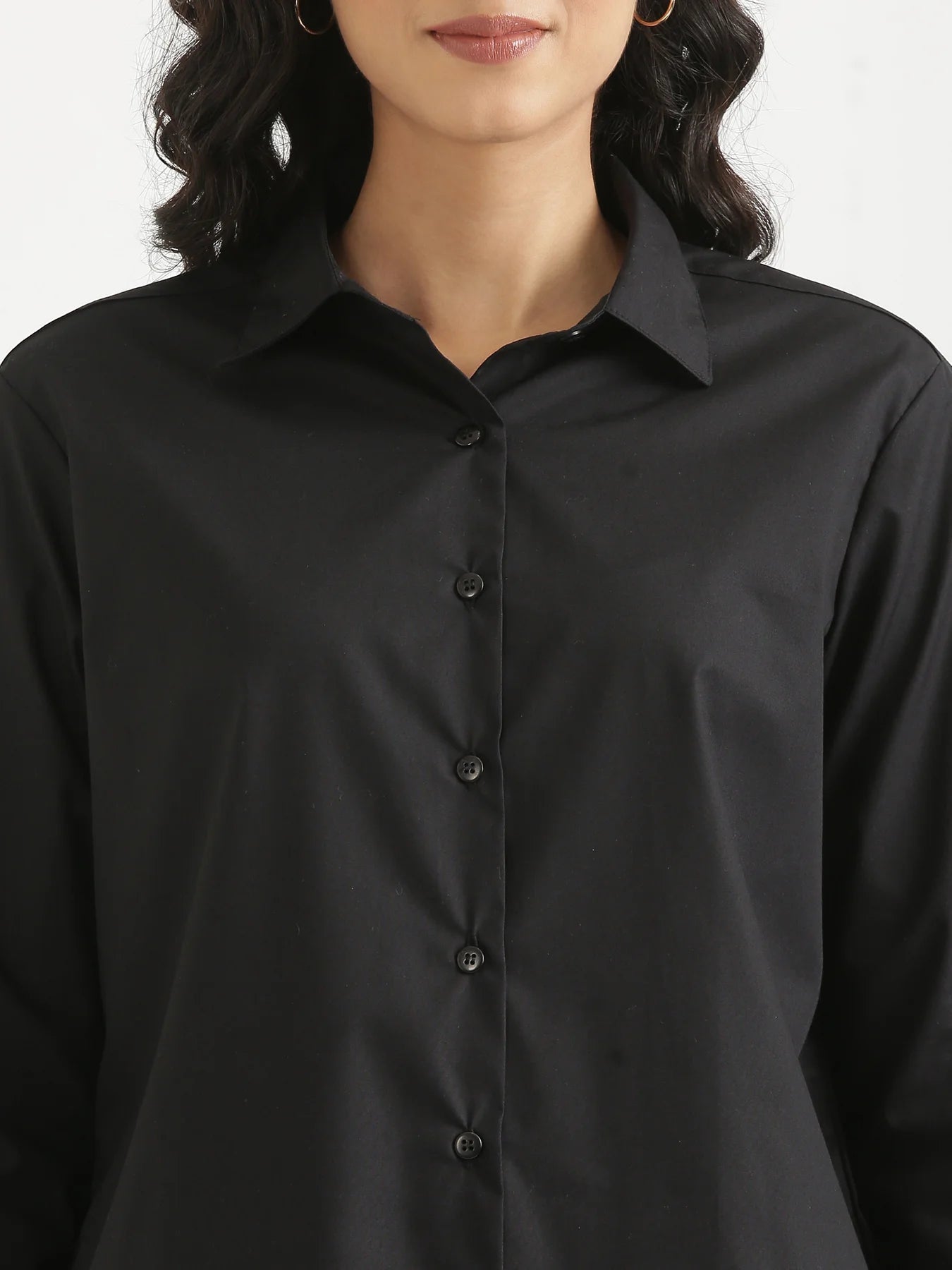 Women Black Better Cotton Everyday Shirt