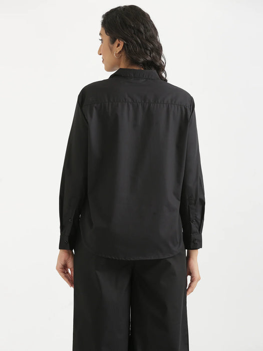 Women Black Better Cotton Everyday Shirt