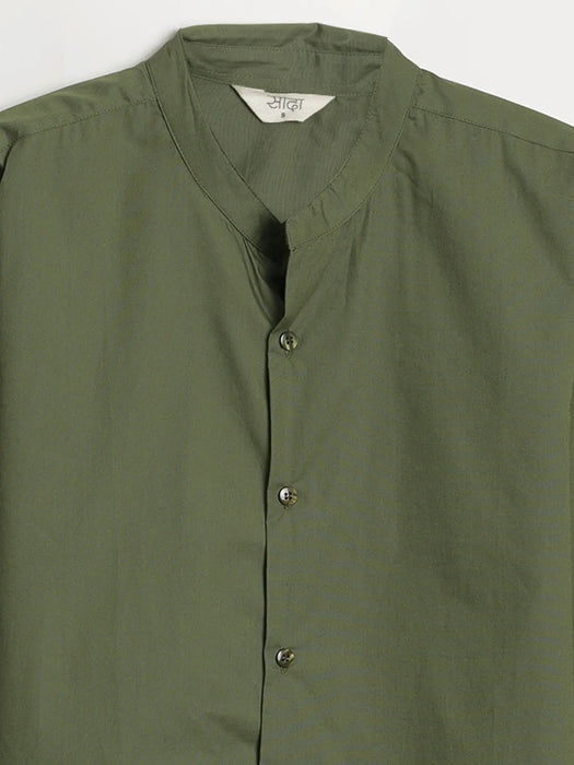 Women Forest Green Better Cotton Everyday Shirt