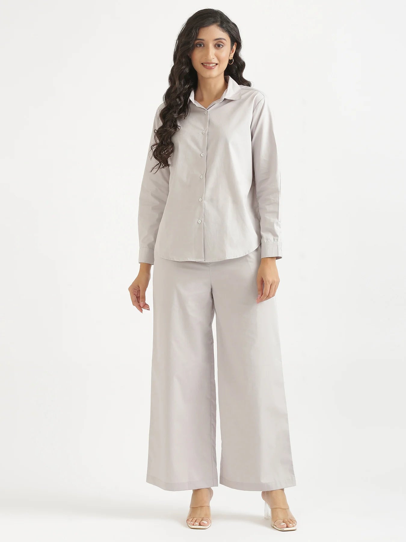 Women Grey Better Cotton Everyday Shirt