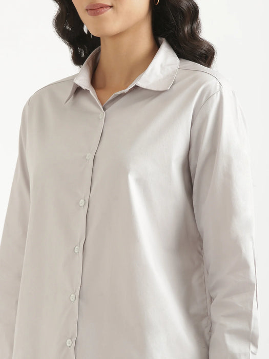 Women Grey Better Cotton Everyday Shirt